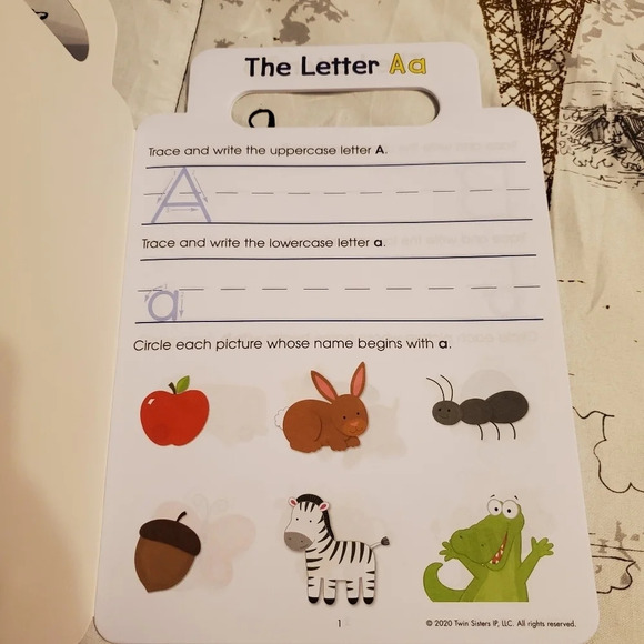 Learn on the Go Alphabet Workbook - Picture 3 of 5